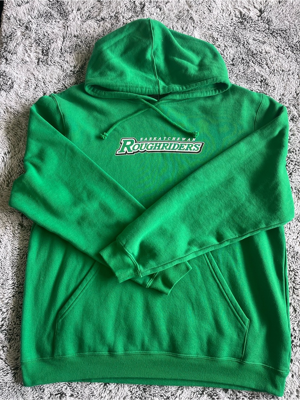 Saskatchewan Roughriders Reebok Green Hoodie Sweatshirt - Men’s L